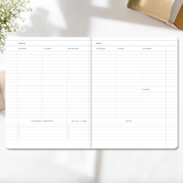 fogli agenda settimanale a journal