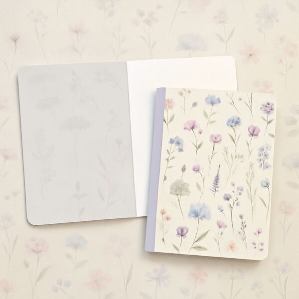 Quaderno A5 puntinato fiori valerie