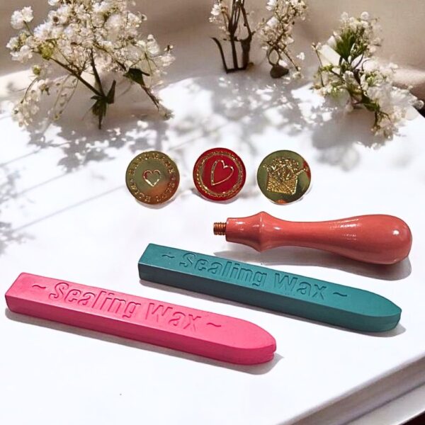 Kit Sigilli in Ottone e ceralacca - immagine 2