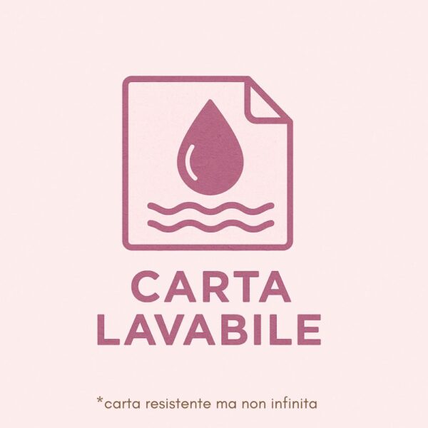 etichetta Carta lavabile