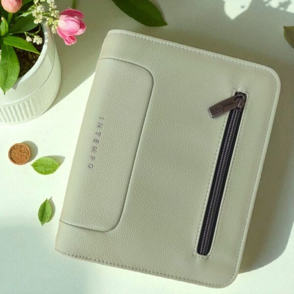 Porta agenda verde salvia