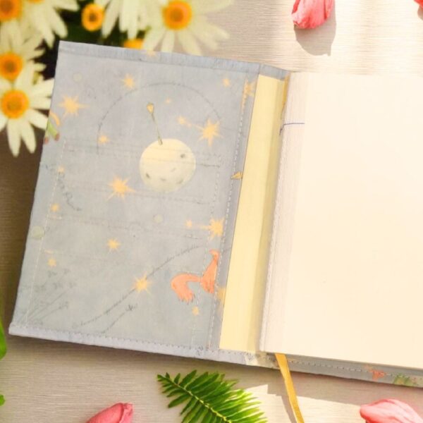 Agenda con cover azzurra piccolo principe