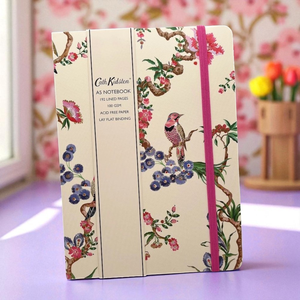 Notebook a5 con fiori