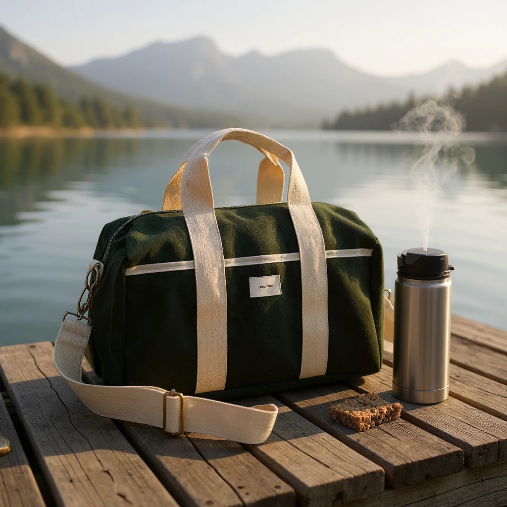 Borsa 24 Ore Iria – Verde e Panna effetto velluto 2 Borsa Iria verde